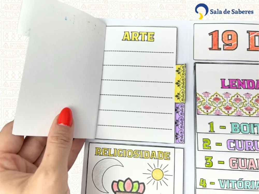 Imagem 3 de Lapbook Sobre os Povos Indígenas do Brasil — 19 de Abril 