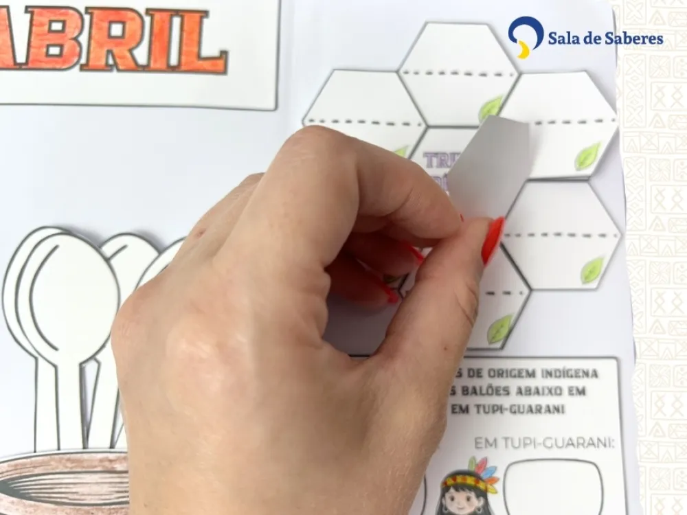 Imagem 11 de Lapbook Sobre os Povos Indígenas do Brasil — 19 de Abril 