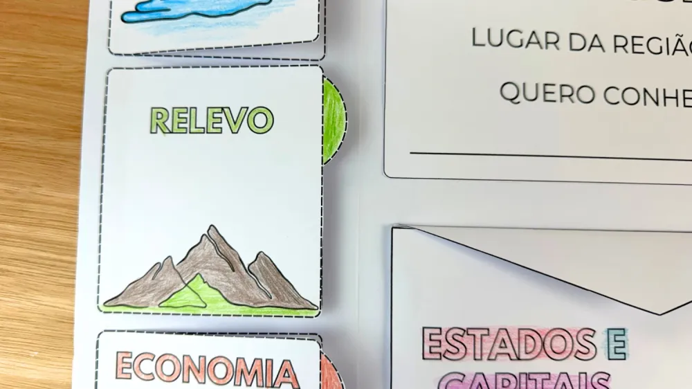 Imagem 9 de Lapbooks das Regiões Brasileiras Tamanho Grande