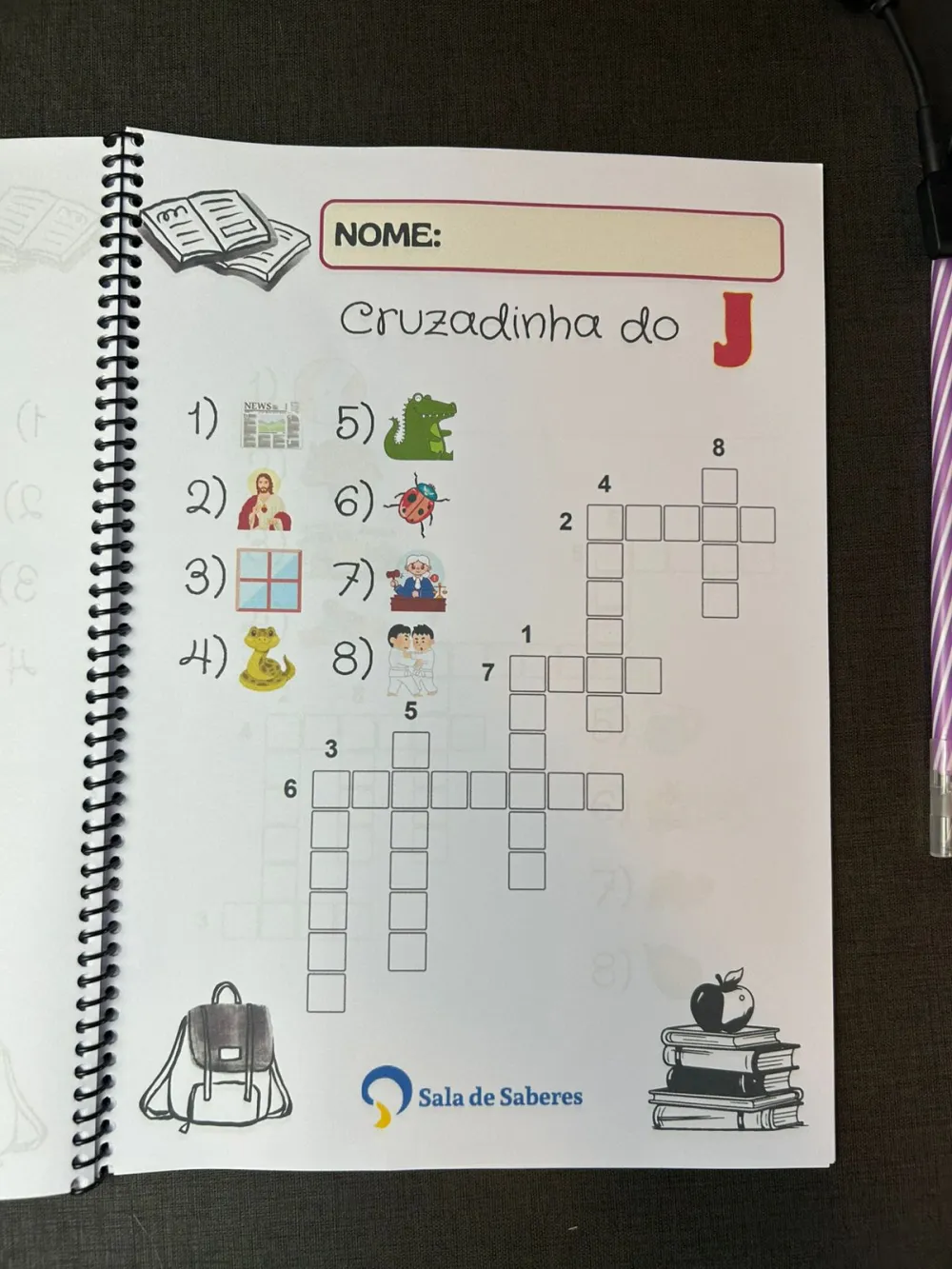 Imagem 3 de Livro de Cruzadinhas para Trabalhar as Famílias Silábicas