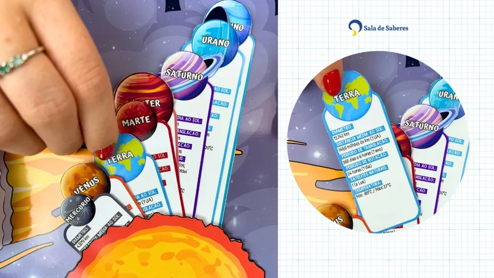 Imagem 13 de Maleta do Sistema Solar - Colorida e Para Colorir + atividades