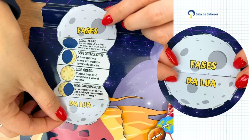 Imagem 11 de Maleta do Sistema Solar - Colorida e Para Colorir + atividades