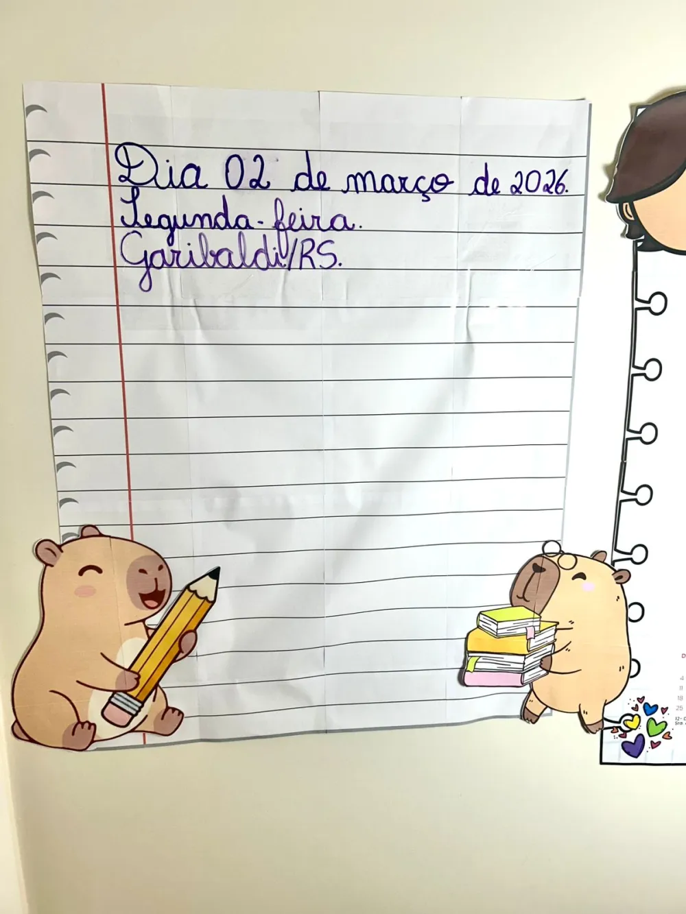 Imagem 3 de Painéis: Cabeçalho, Caligrafia e Calendário 2026 Gigante