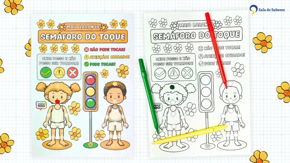 Imagem 3 de Semáforo do Toque - Maio Laranja - Disque 100