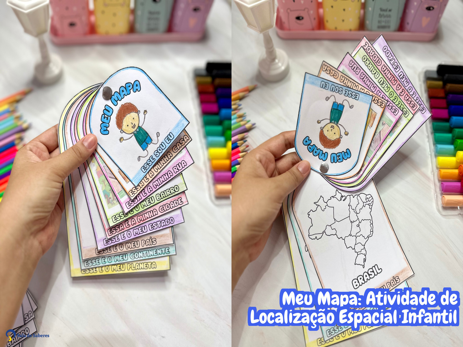 Preview de Meu Mapa: Atividade de Localização Espacial Infantil