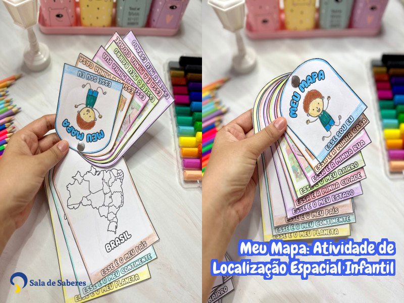 Imagem de Meu Mapa: Atividade de Localização Espacial Infantil