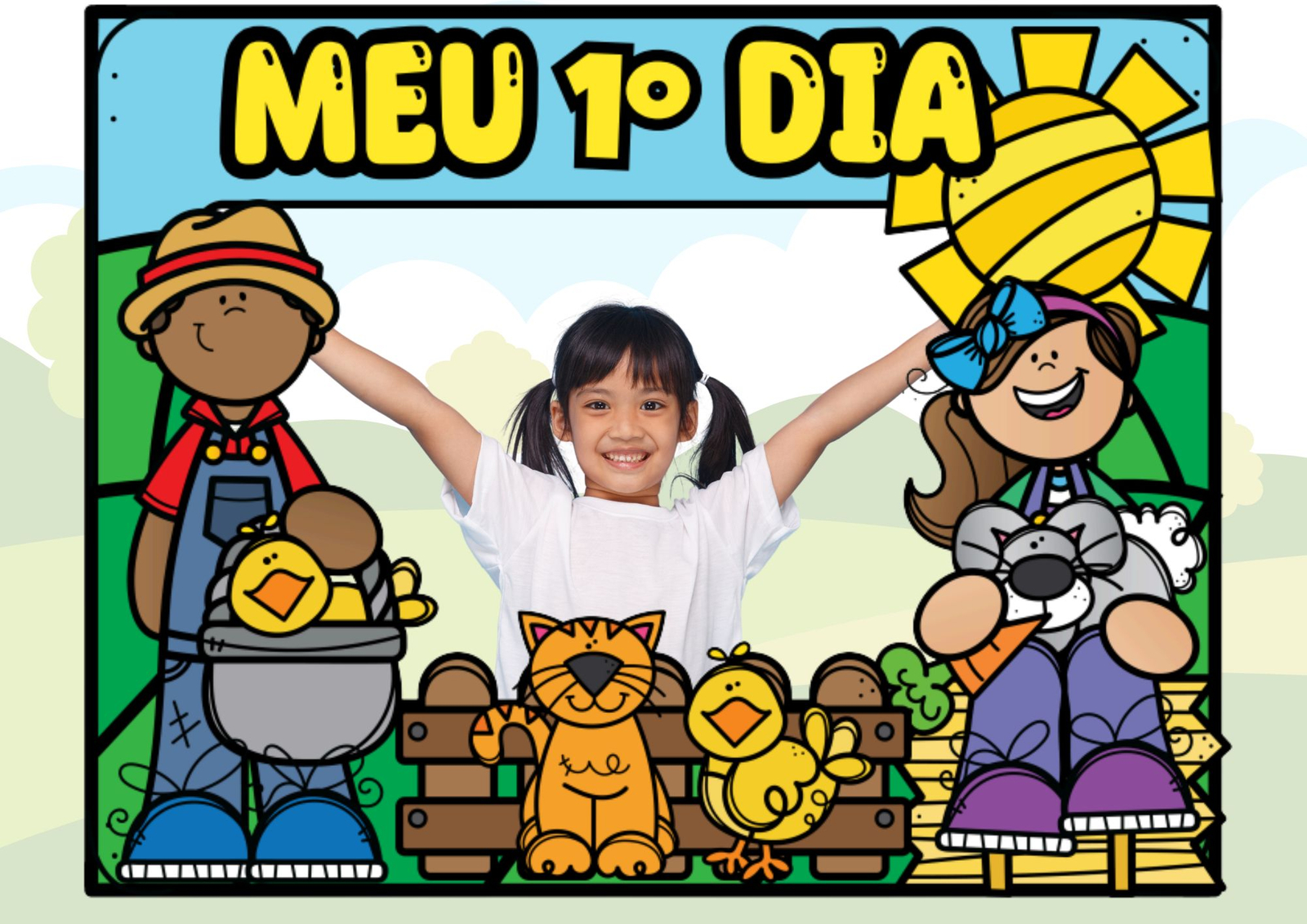 Imagem de Moldura para Foto - Tema Fazendinha