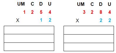 Imagem de Multiplicação com dois algarismos no multiplicador