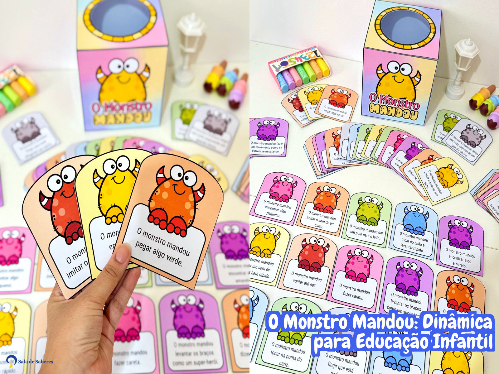 Preview de O Monstro Mandou: Dinâmica para Educação Infantil