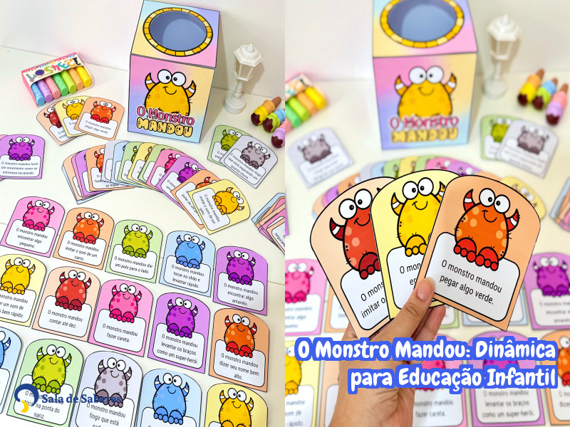 Imagem de O Monstro Mandou: Dinâmica para Educação Infantil