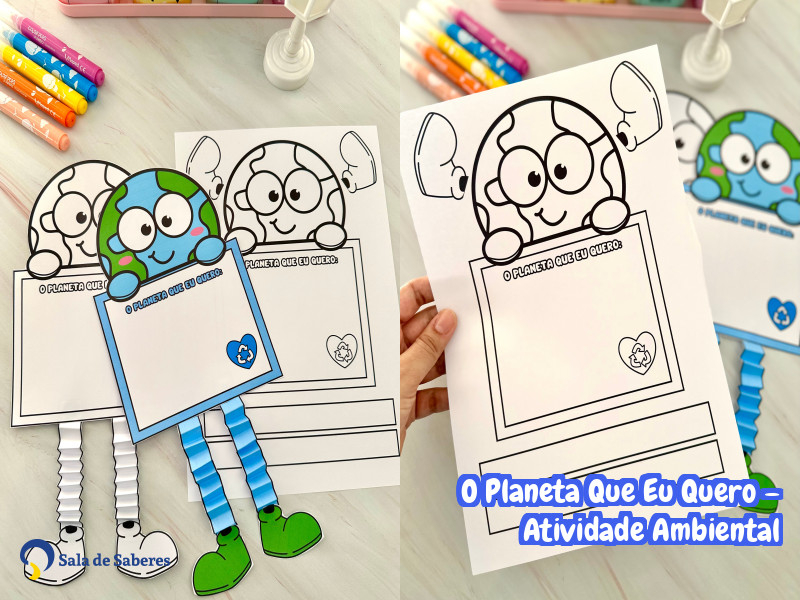 Imagem de O Planeta Que Eu Quero – Atividade Ambiental