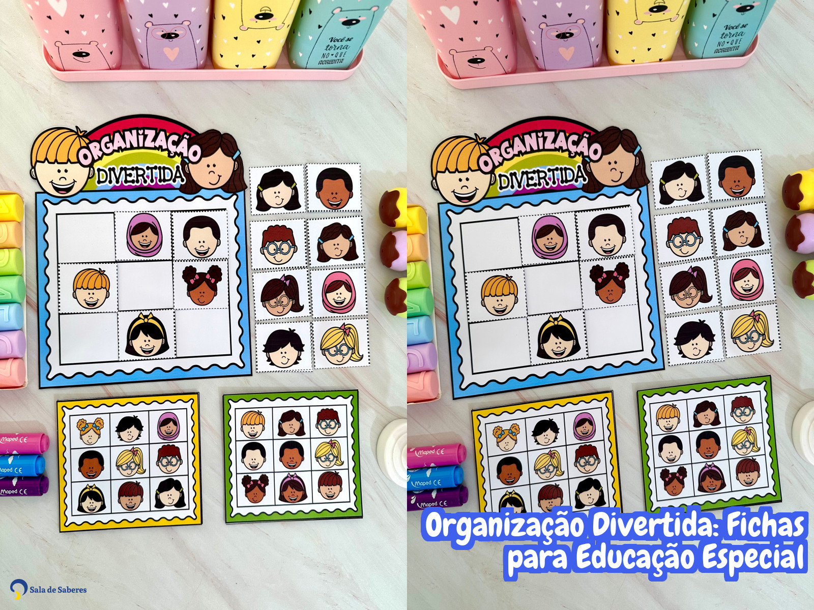 Preview de Organização Divertida: Fichas para Educação Especial