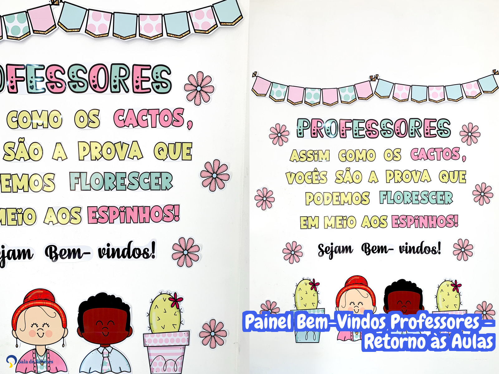 Preview de Painel Bem-Vindos Professores - Retorno às Aulas