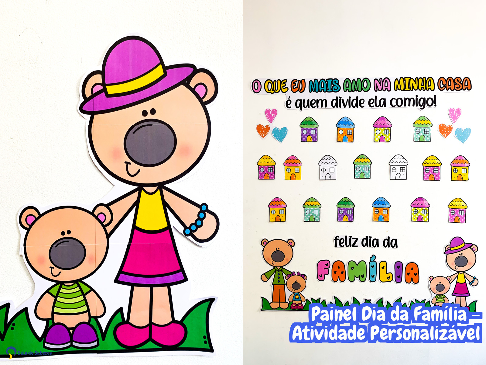 Preview de Painel Dia da Família - Atividade Personalizável