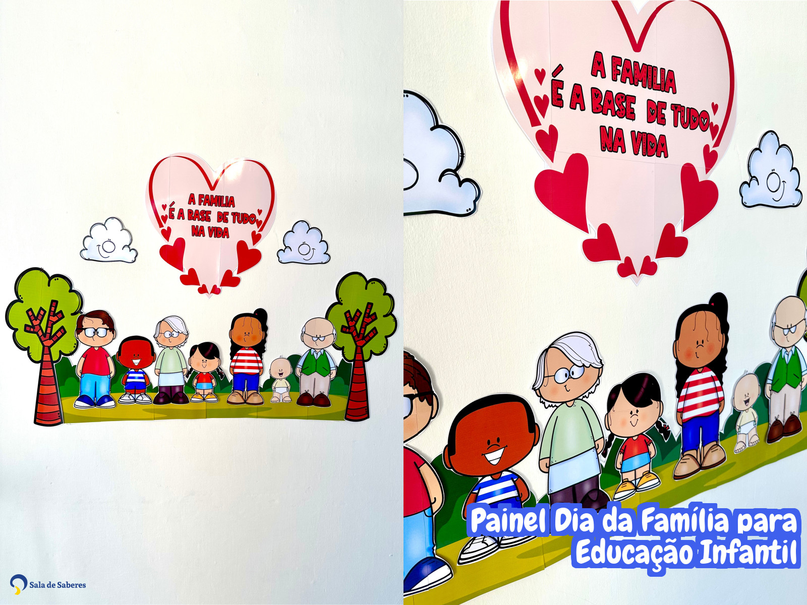 Preview de Painel Dia da Família para Educação Infantil