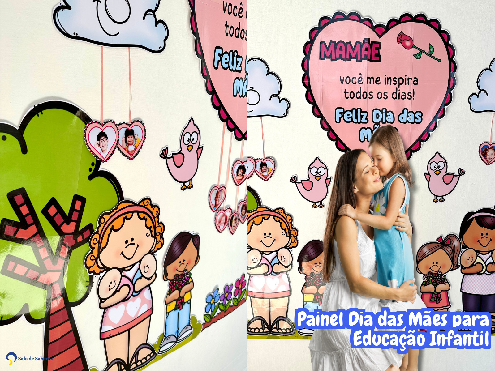 Preview de Painel Dia das Mães para Educação Infantil