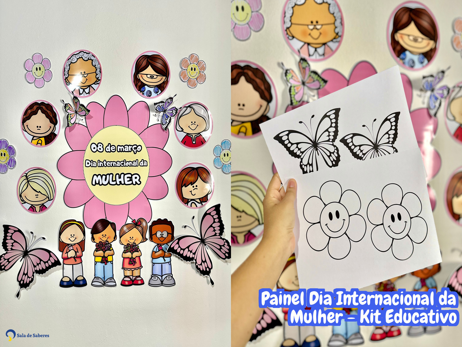 Preview de Painel Dia Internacional da Mulher - Kit Educativo