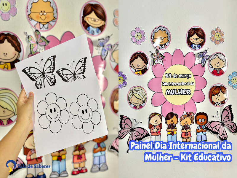 Imagem de Painel Dia Internacional da Mulher - Kit Educativo