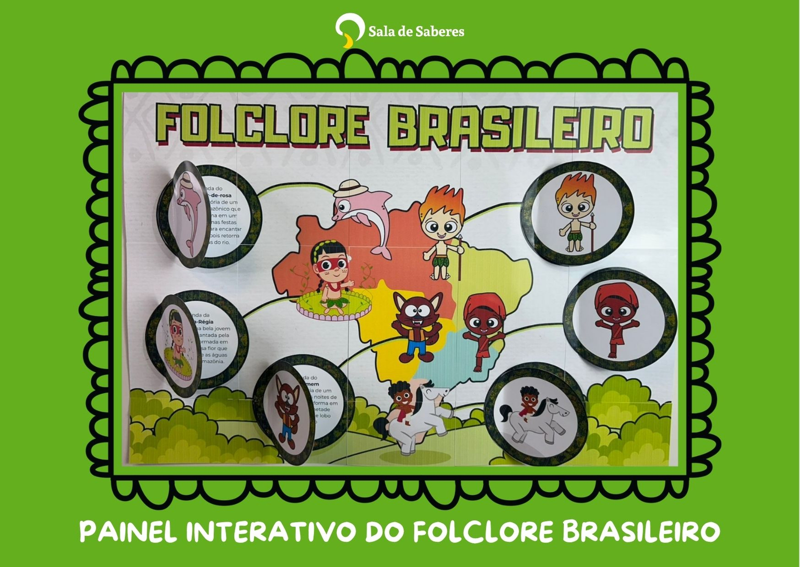 Preview de Mural do Folclore Brasileiro – Cultura e Personagens