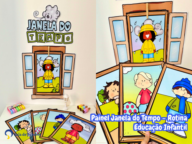 Imagem de Painel Janela do Tempo – Rotina Educação Infantil