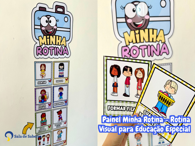 Imagem de Painel Minha Rotina - Rotina Visual para Educação Especial