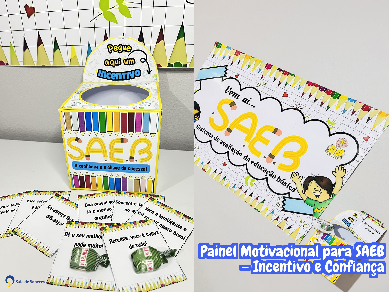 Preview de Painel Motivacional para SAEB — Incentivo e Confiança