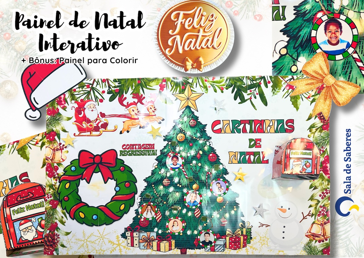 Preview de Painel de Natal Interativo Personalizável