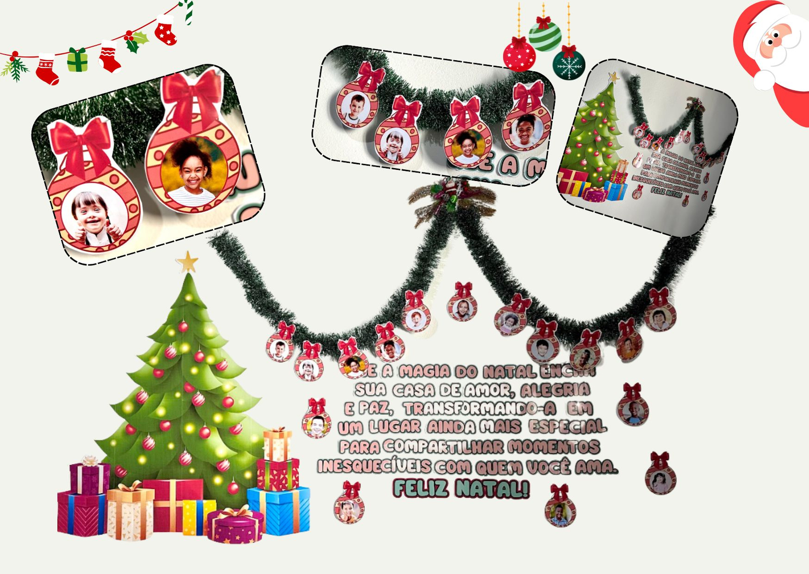 Preview de Painel de Natal Personalizável: Atraia a Criatividade Infantil