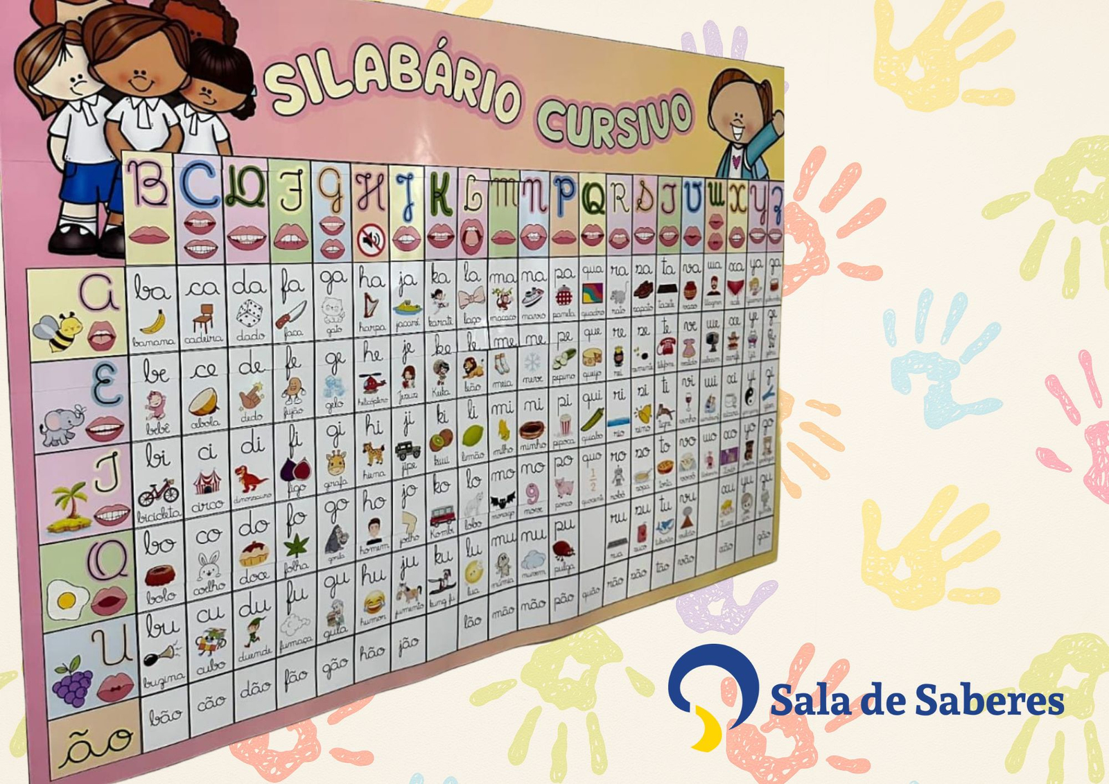 Imagem de Silabário Cursivo - Palavras Simples