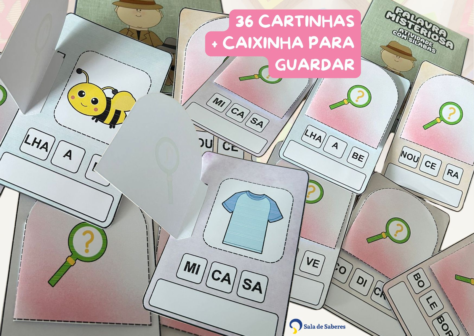 Preview de Palavra Misteriosa: Atividade com Sílabas  