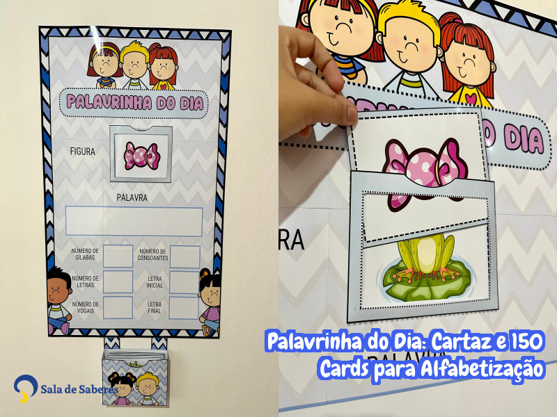 Imagem de Palavrinha do Dia: Cartaz e 150 Cards para Alfabetização