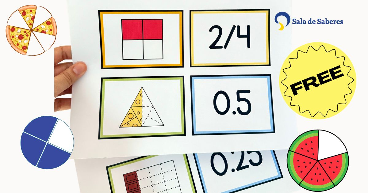 Preview de Pareando Frações — Atividades de reconhecimento e associação