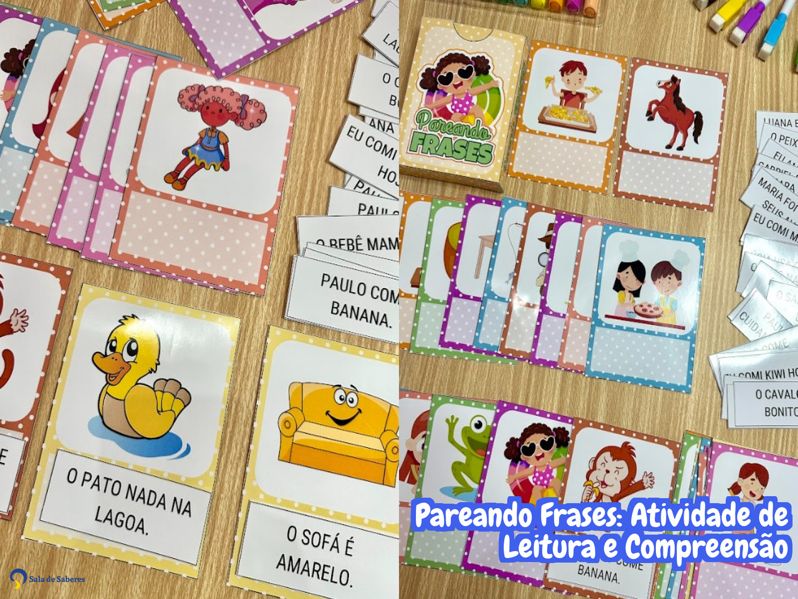 Preview de Pareando Frases: Atividade de Leitura e Compreensão