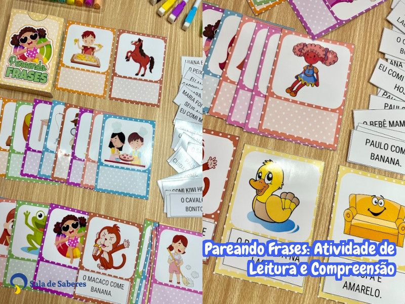 Imagem de Pareando Frases: Atividade de Leitura e Compreensão