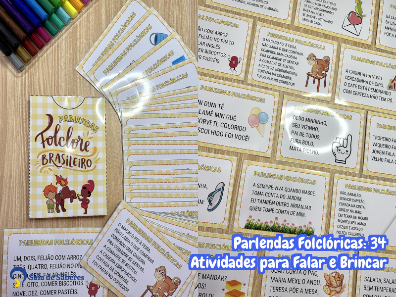 Imagem de Parlendas Folclóricas: 34 Atividades para Falar e Brincar