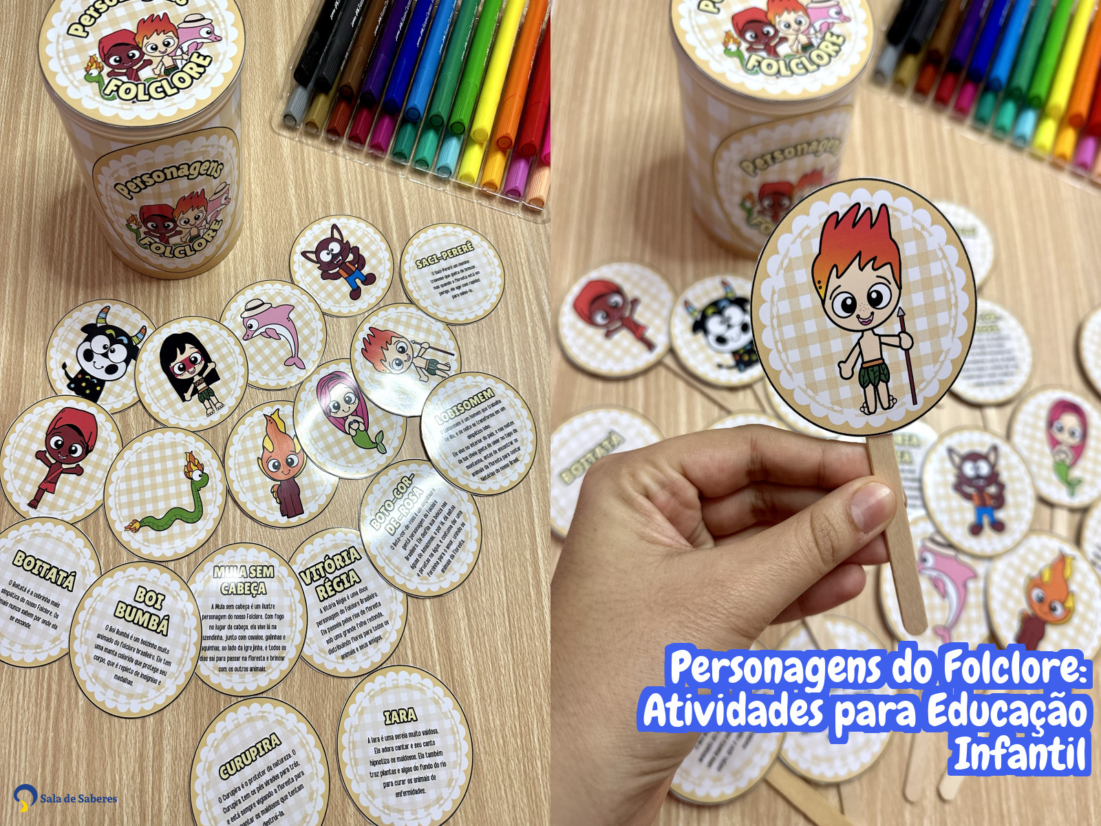 Preview de Personagens do Folclore: Atividades para Educação Infantil