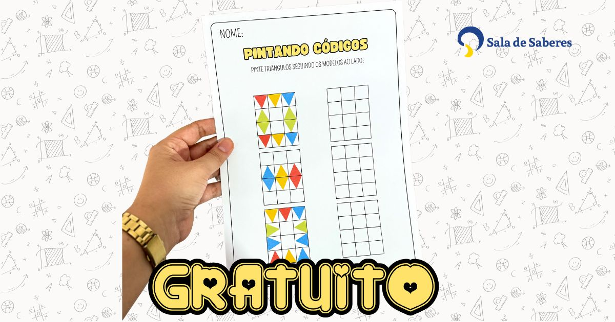 Imagem de Pintando Códigos — Reconhecimento de padrões e coordenação