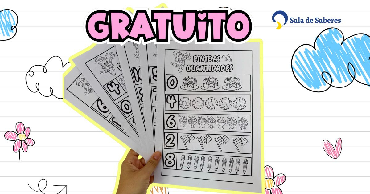 Imagem de Pintura e Contagem — Relação entre número e quantidade