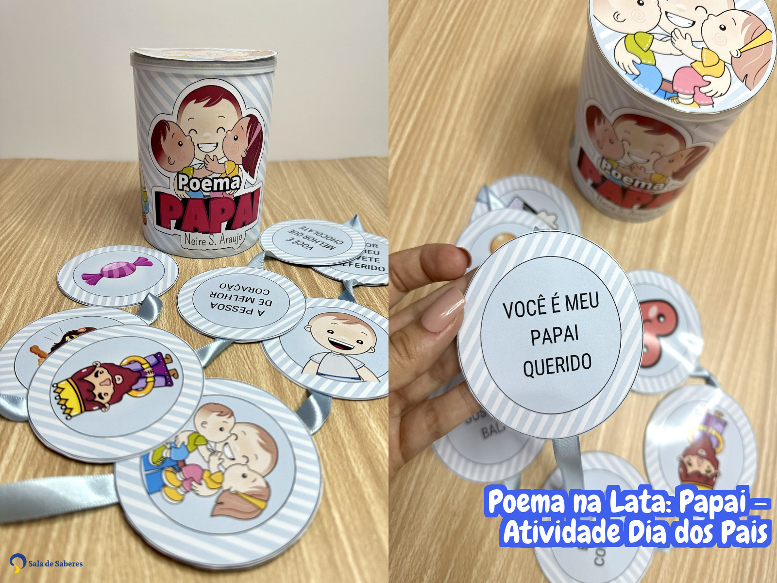 Preview de Poema na Lata: Papai - Atividade Dia dos Pais