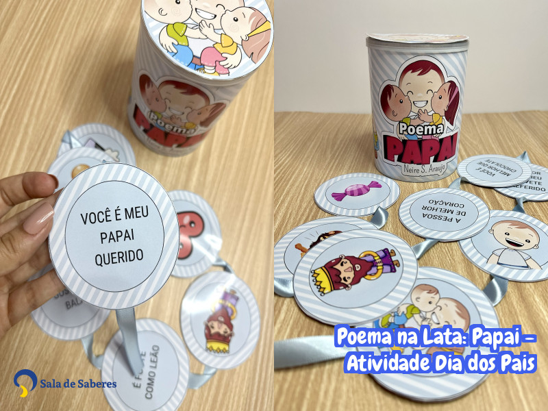 Imagem de Poema na Lata: Papai - Atividade Dia dos Pais