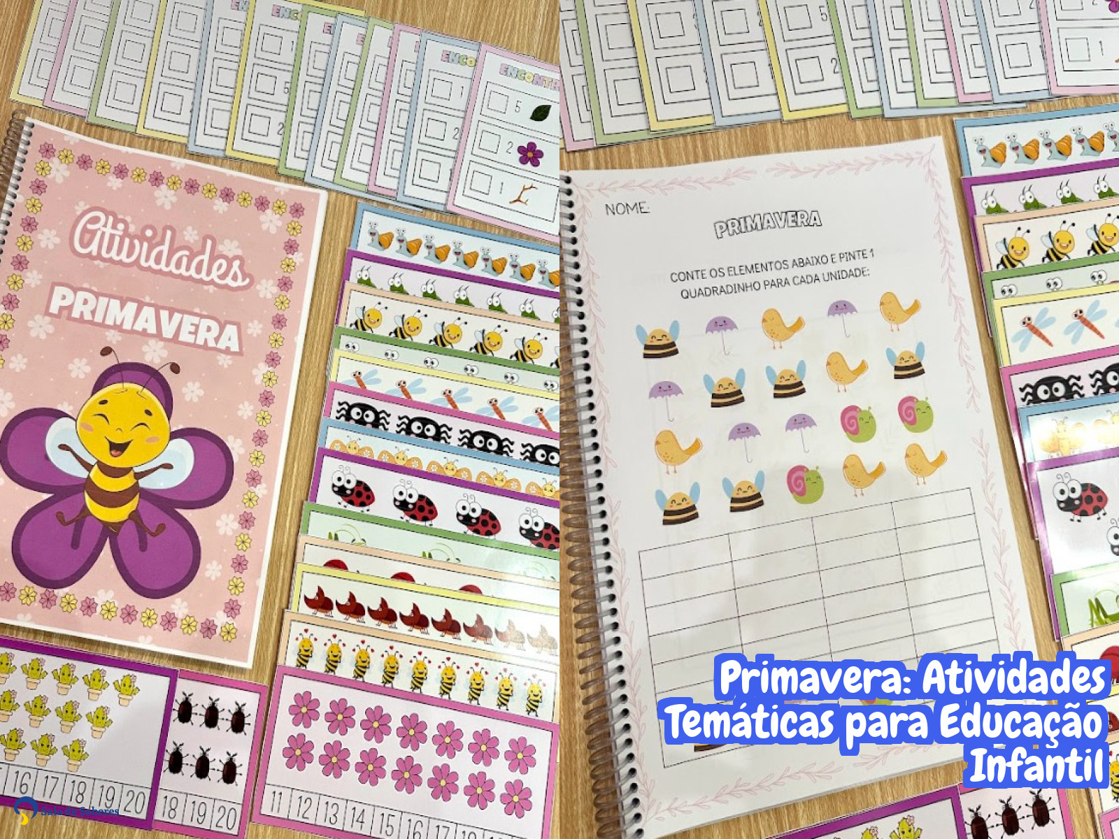 Preview de Primavera: Atividades Temáticas para Educação Infantil