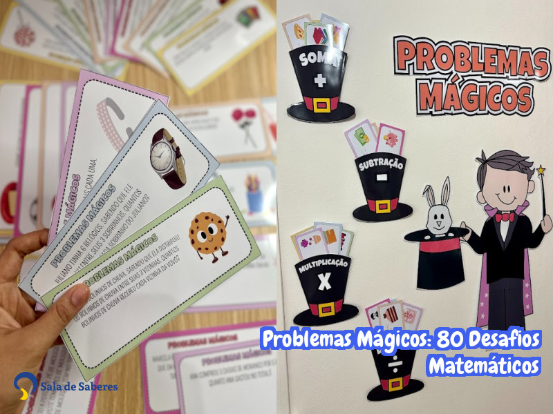 Imagem de Problemas Mágicos: 80 Desafios Matemáticos