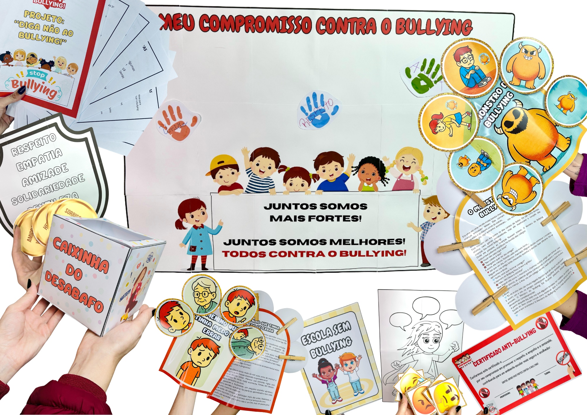 Imagem de Projeto Diga Não ao Bullying - Material Completo