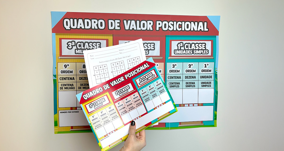 Preview de Quadro de Valor Posicional - QVL - Kit com Atividades