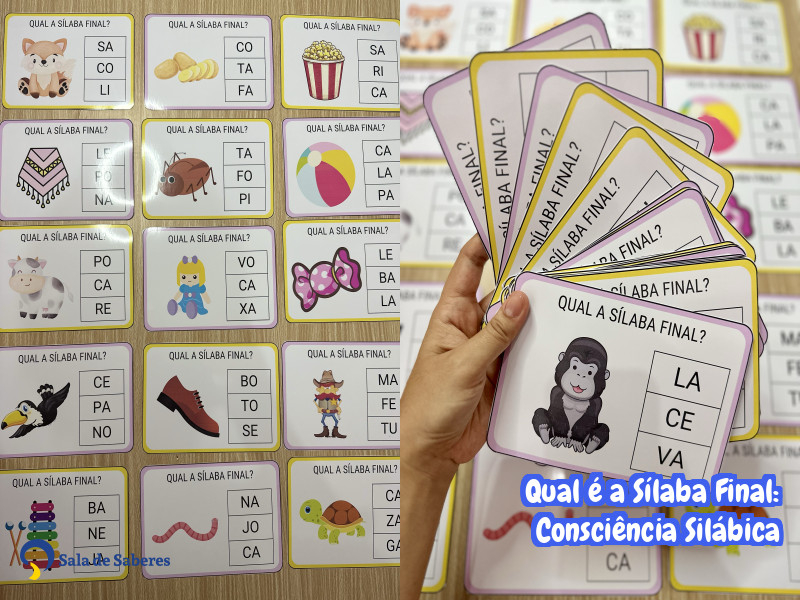 Imagem de Qual é a Sílaba Final: Consciência Silábica