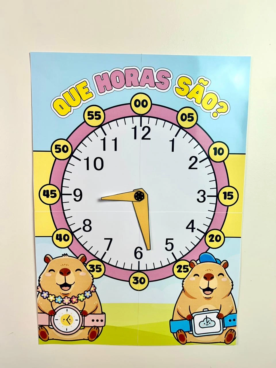 Imagem de Relógio Pedagógico Interativo para Aprendizagem das Horas