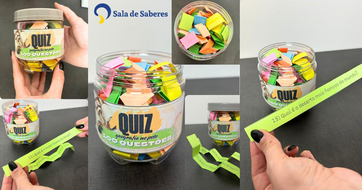 Preview de Quiz de Geografia com 100 Perguntas para Revisão Dinâmica