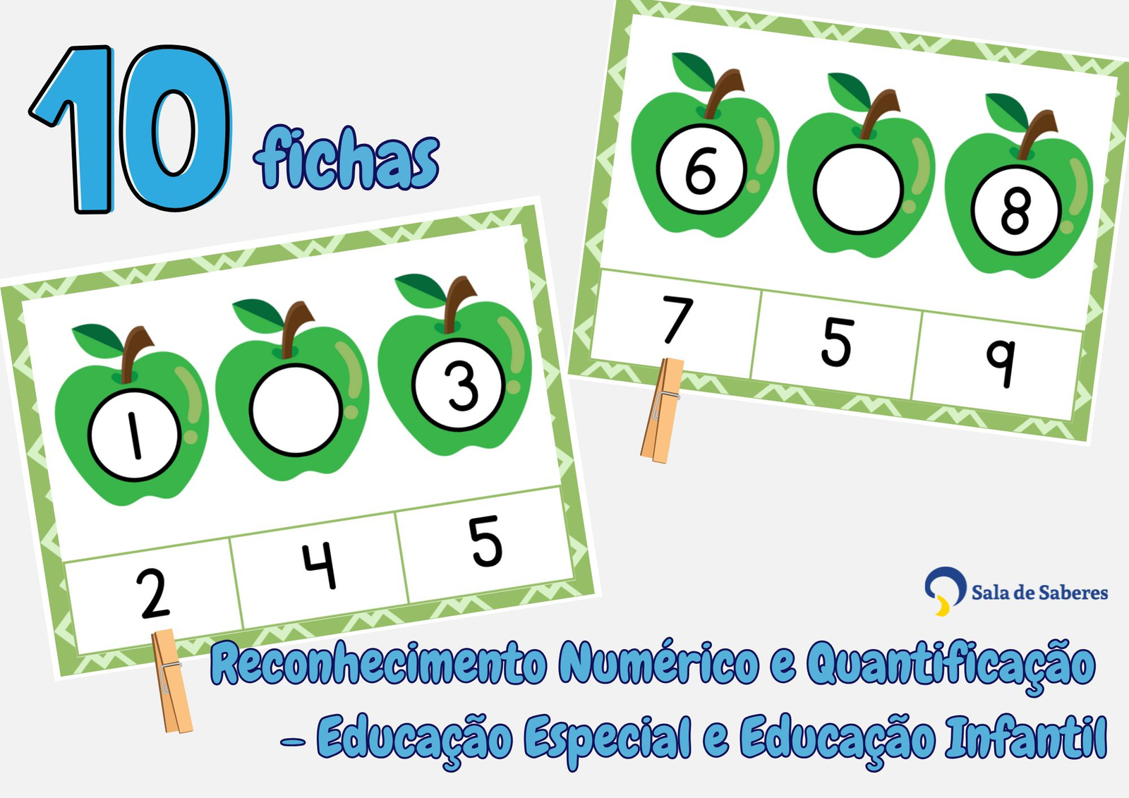 Preview de Reconhecimento Numérico e Quantificação - Educação Especial