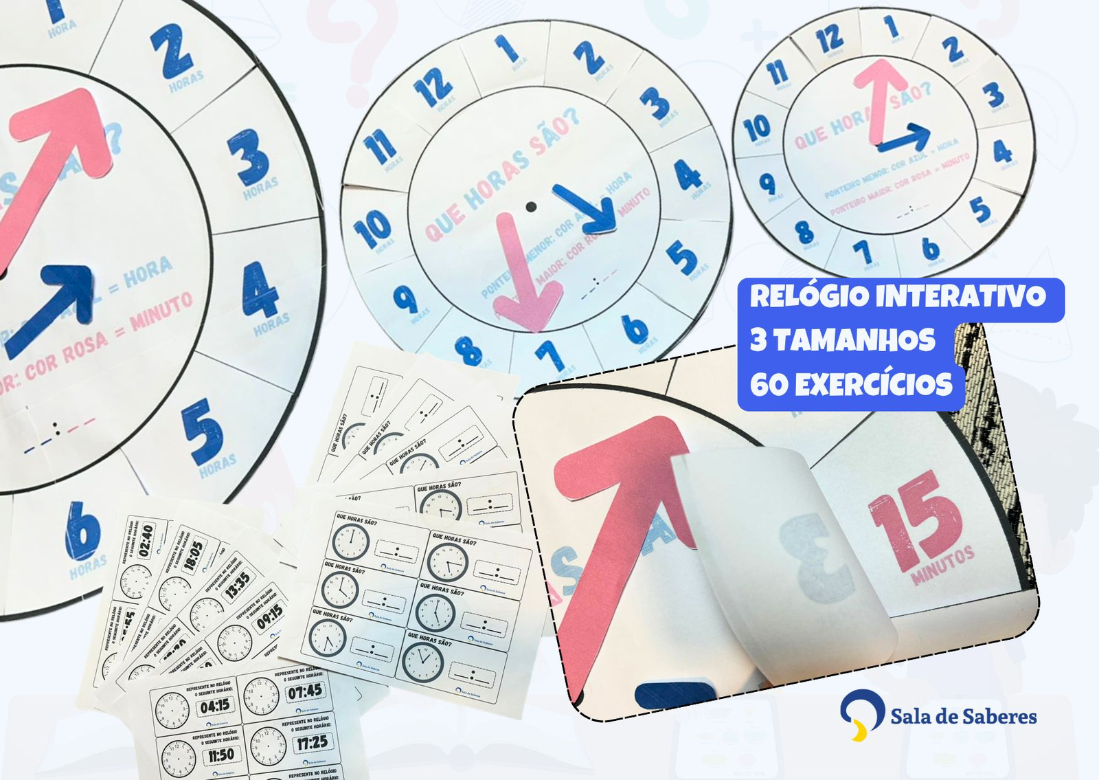 Preview de Hora Certa: Material Didático para o Ensino das Horas