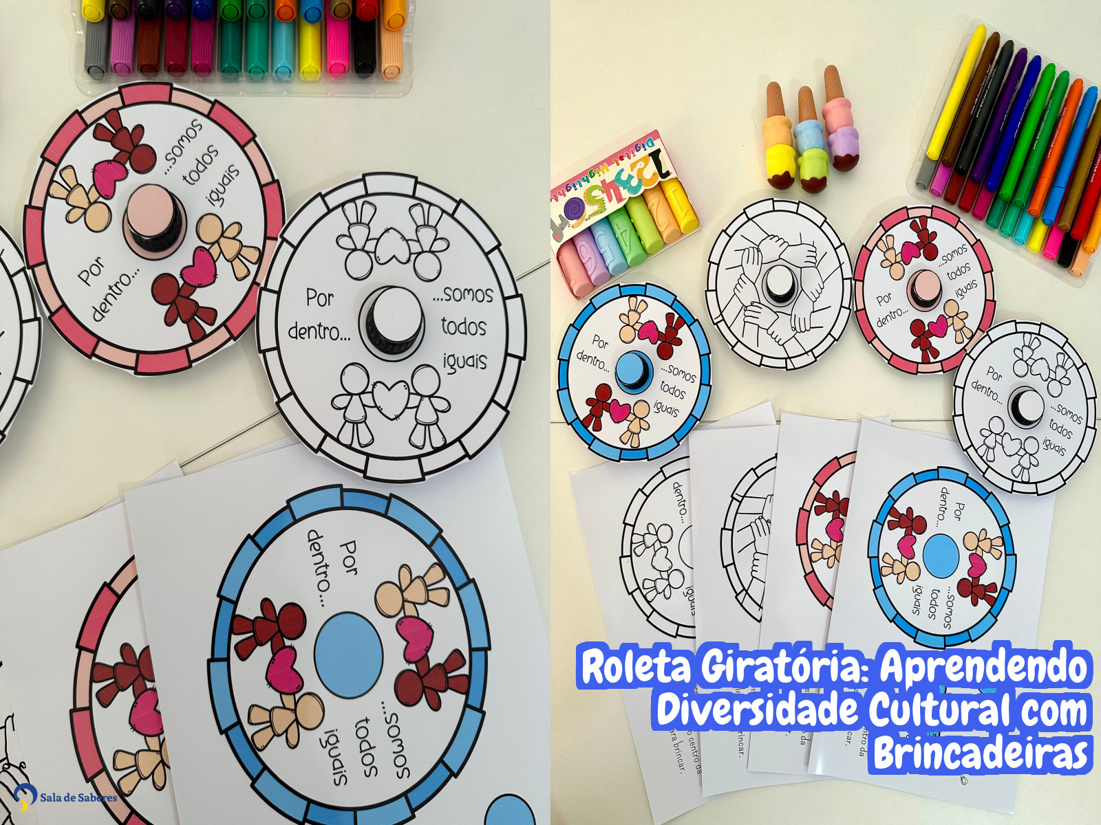 Preview de Roleta Giratória: Aprendendo Diversidade Cultural com Brincadeiras